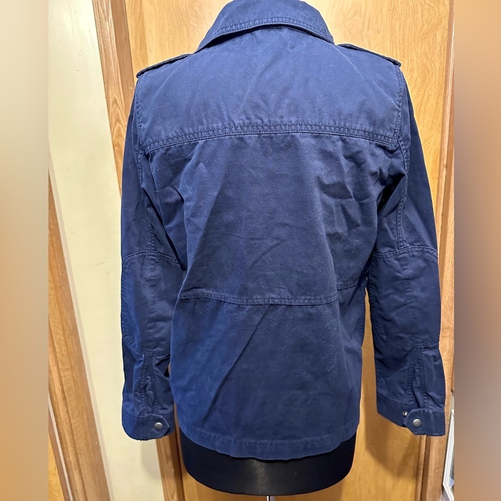 Gap navy blue military style utility jacket XS - Picture 5 of 11